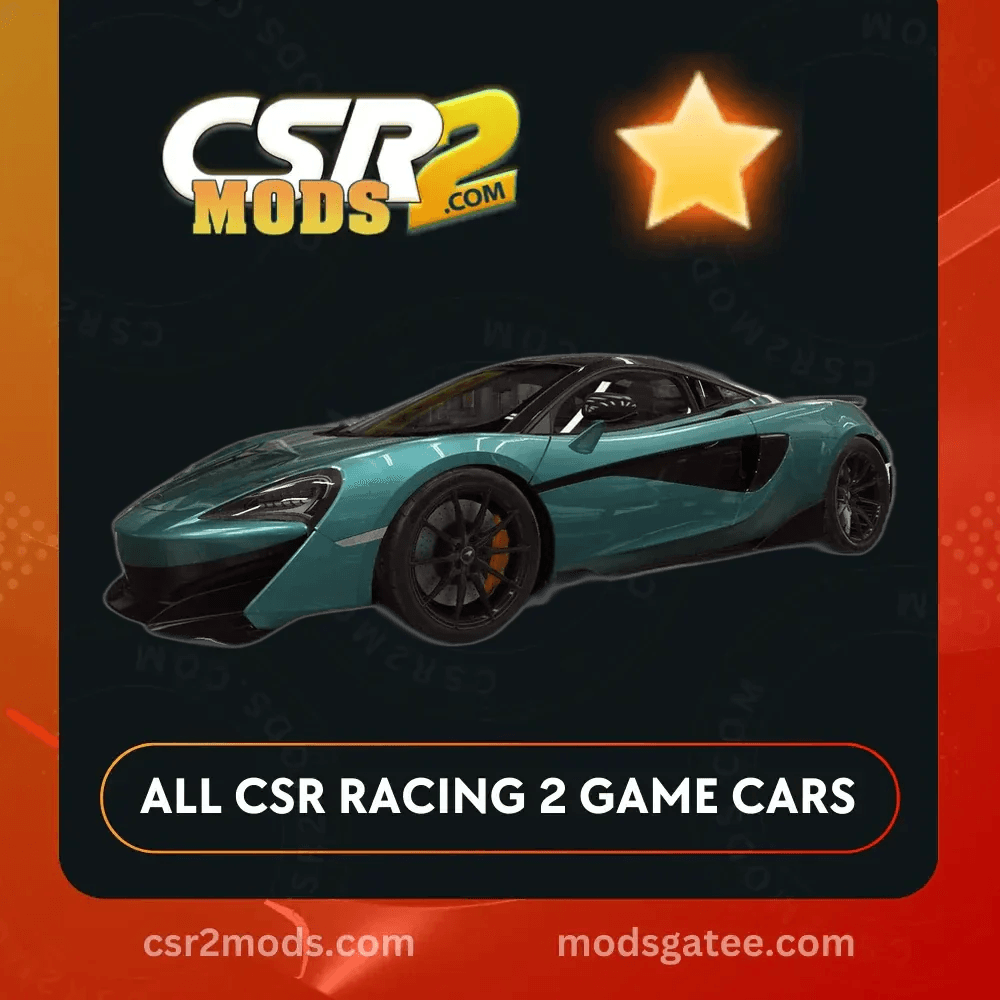 CSR2 Mclaren 600Lt Gold Stars Car | CSR2 MODS