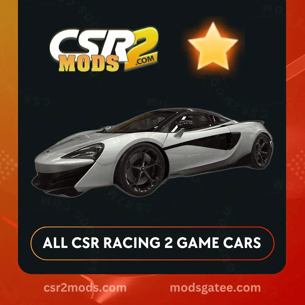 CSR2 Mclaren 600Lt Gold Stars Car | CSR2 MODS