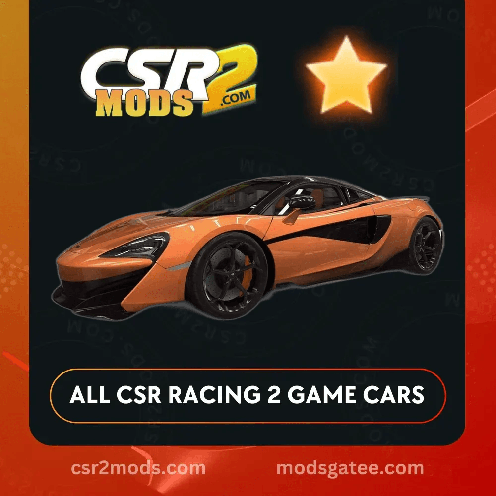 CSR2 Mclaren 600Lt Gold Stars Car | CSR2 MODS