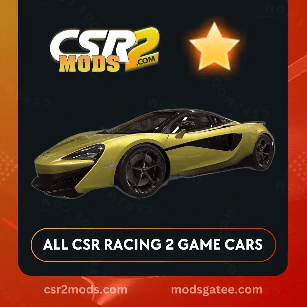 CSR2 Mclaren 600Lt Gold Stars Car | CSR2 MODS