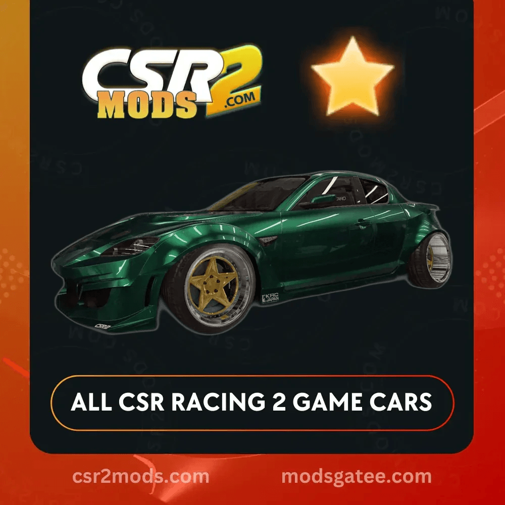 CSR2 Mazda Krc Japan Se3P Wide Body Rx8 Gold Stars Car | CSR2 MODS