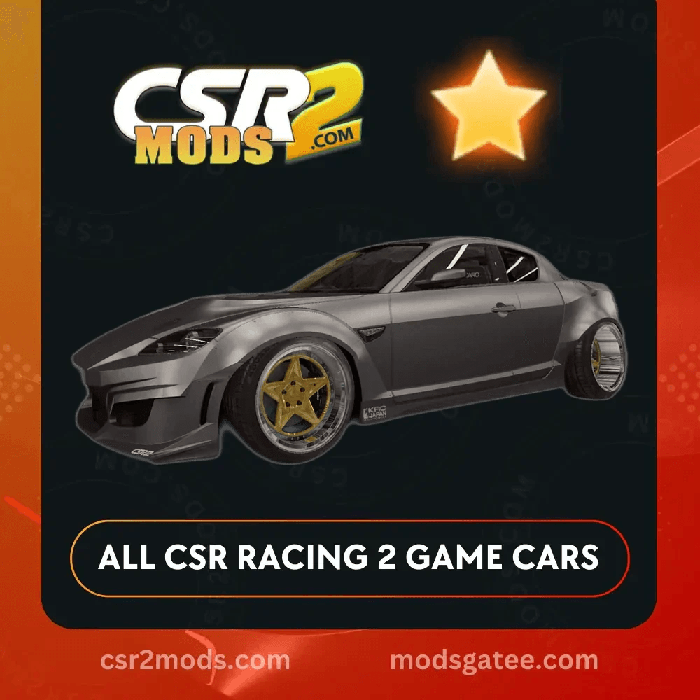 CSR2 Mazda Krc Japan Se3P Wide Body Rx8 Gold Stars Car | CSR2 MODS