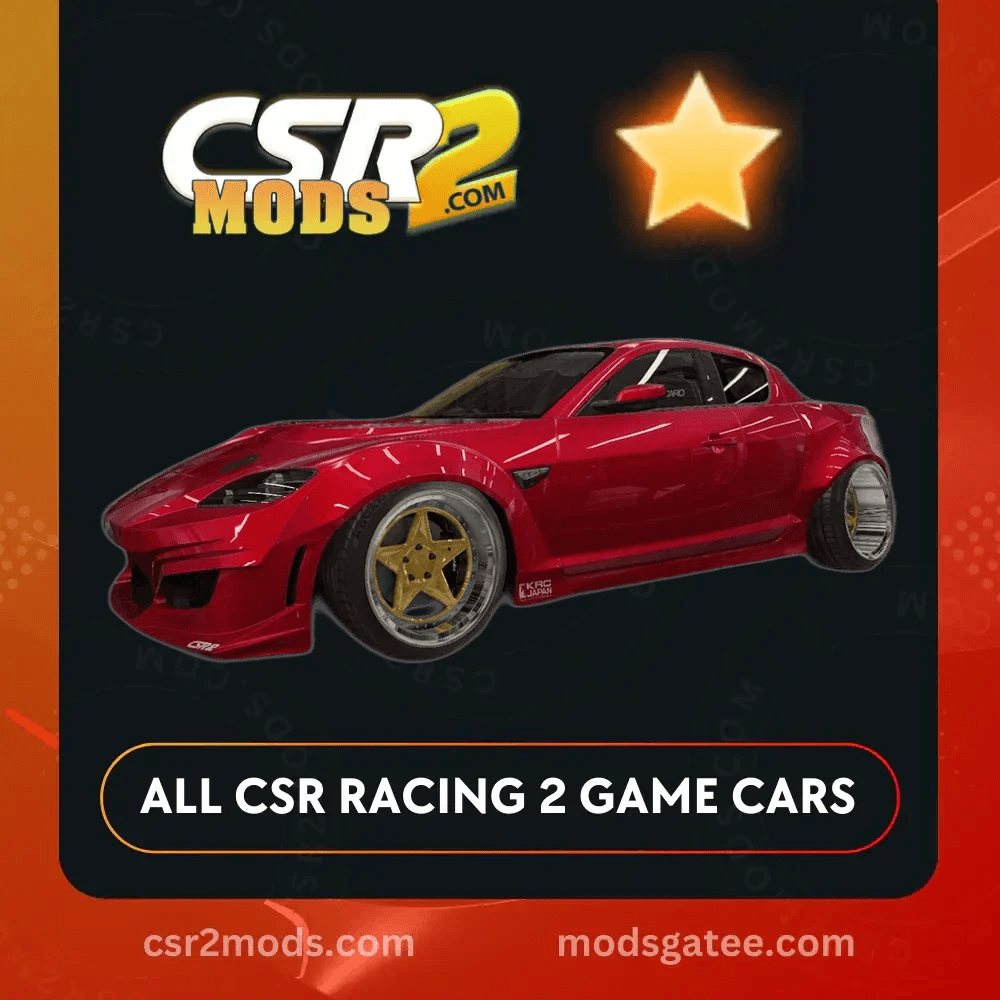 CSR2 Mazda Krc Japan Se3P Wide Body Rx8 Gold Stars Car | CSR2 MODS