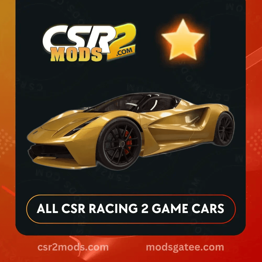 CSR2 Lotus Evija Gold Stars Car | CSR2 MODS