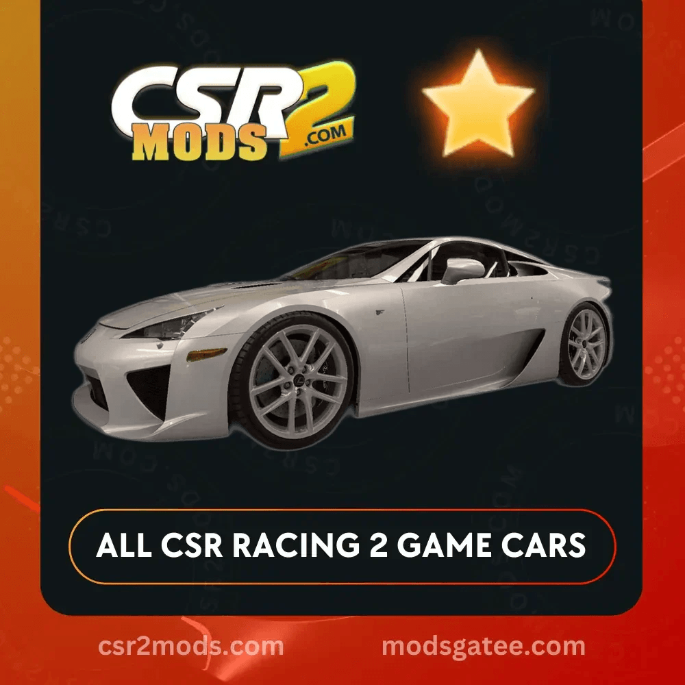 CSR2 Lexus LFA Gold Stars Car | CSR2 MODS