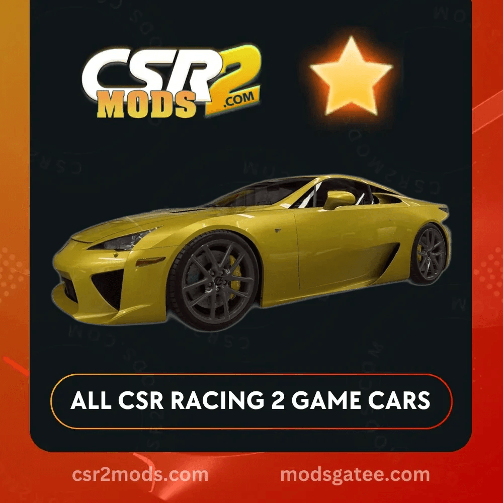 CSR2 Lexus LFA Gold Stars Car | CSR2 MODS