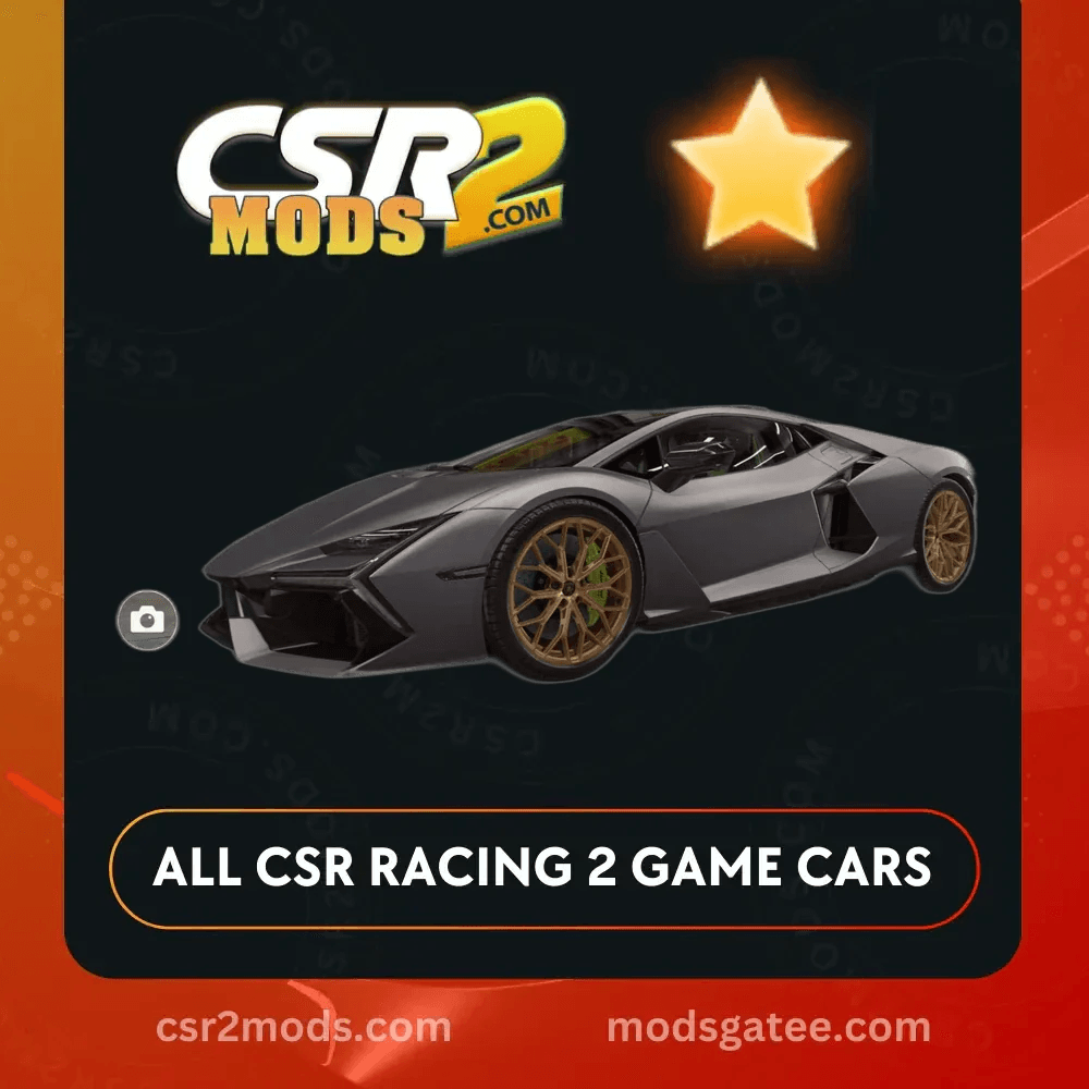 CSR2 Lamborghini Revuelto Gold Stars Car | CSR2 MODS