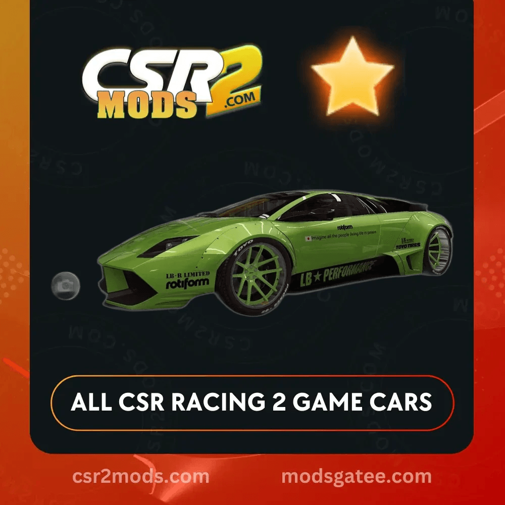 CSR2 Lambo Murci Gold Stars Car | CSR2 MODS