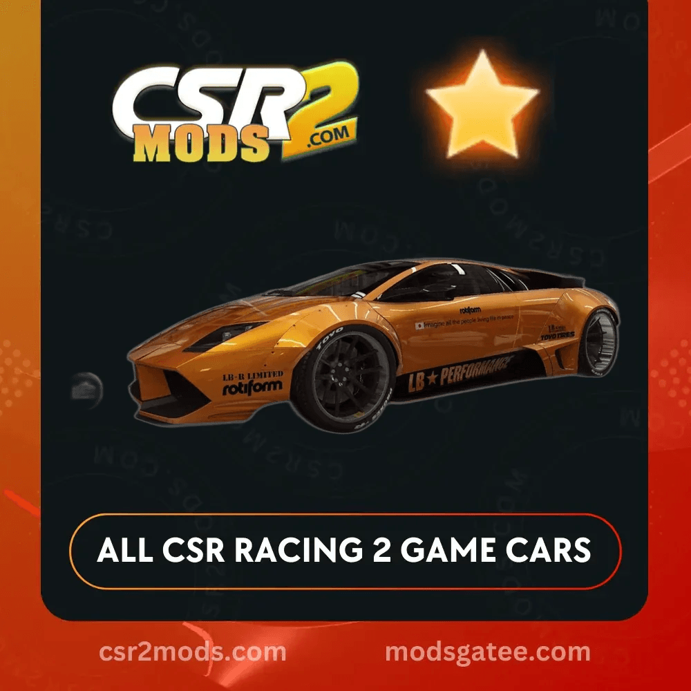 CSR2 Lambo Murci Gold Stars Car | CSR2 MODS
