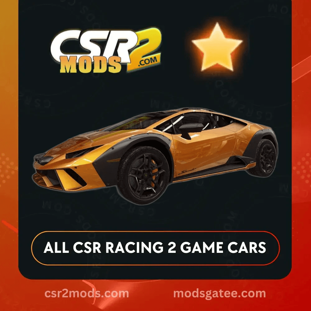 CSR2 Lamborghini Huracan Sterrato Gold Stars Car | CSR2 MODS