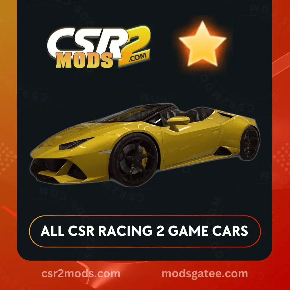CSR2 Lamborghini Huracan Evo Spyder Gold Stars Car | CSR2 MODS