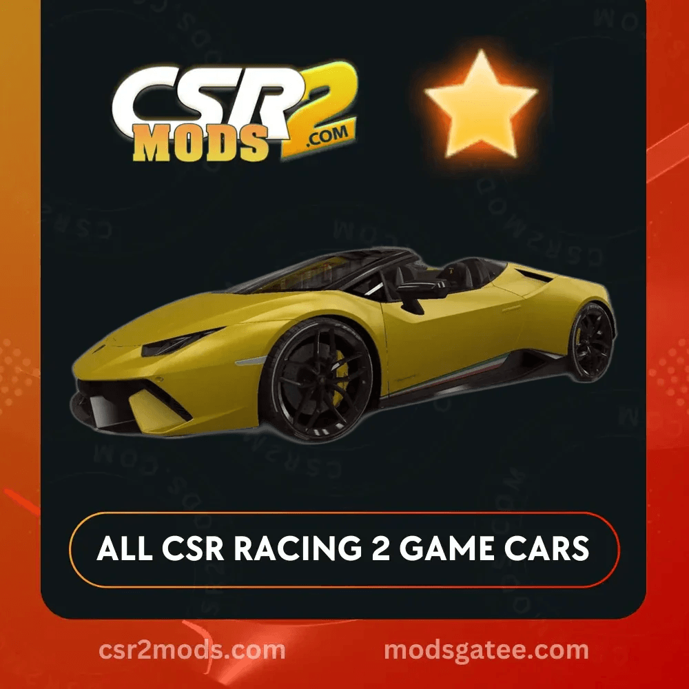 CSR2 Lamborghini Huracan Perfomante Spyder Gold Stars Car | CSR2 MODS