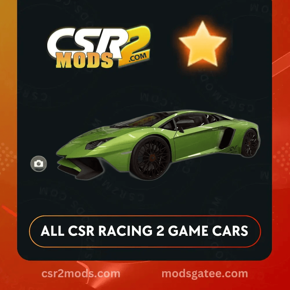 CSR2 Lamborghini Aventador Sv Coupe Gold Stars Car | CSR2 MODS