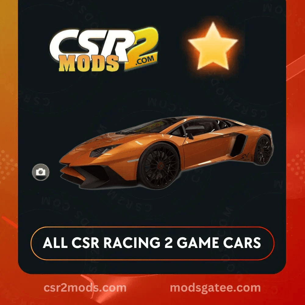 CSR2 Lamborghini Aventador Sv Coupe Gold Stars Car | CSR2 MODS