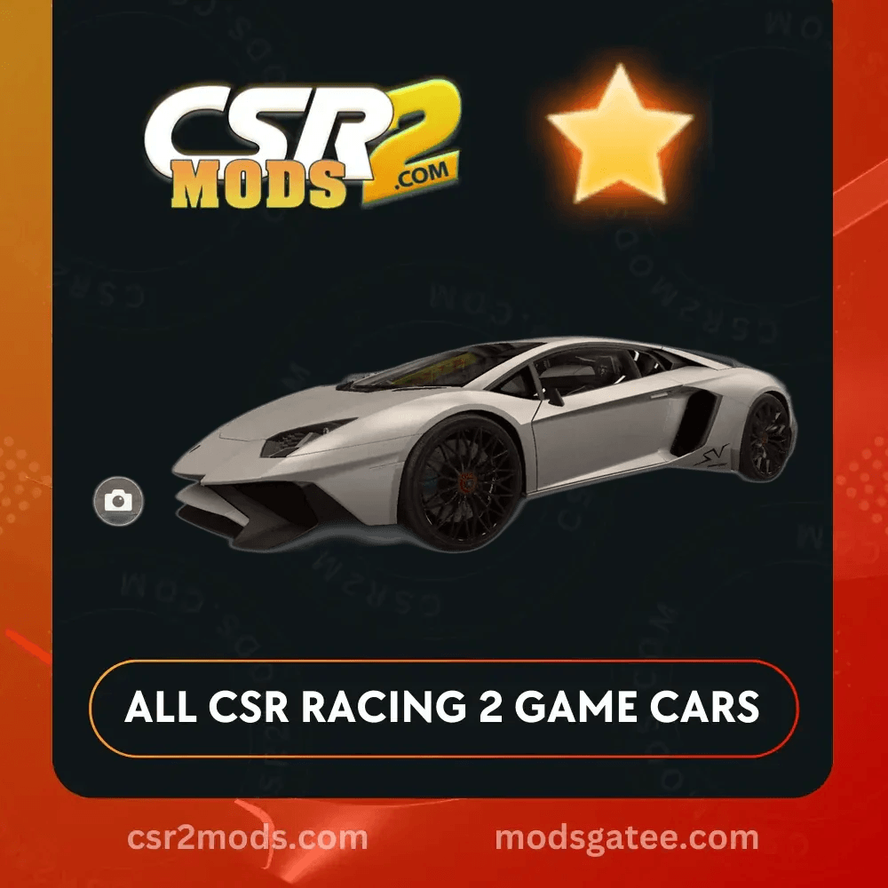 CSR2 Lamborghini Aventador Sv Coupe Gold Stars Car | CSR2 MODS
