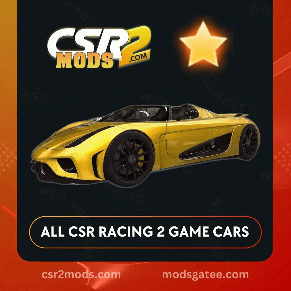 CSR2 Koenigsegg Regera Csr Edition Gold Stars Car | CSR2 MODS