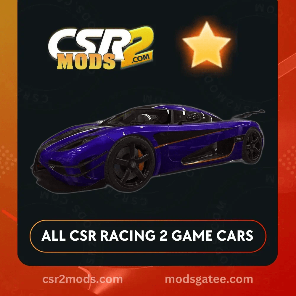 CSR2 Koenigsegg One1 Gold Stars Car | CSR2 MODS