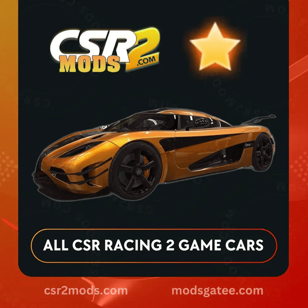 CSR2 Koenigsegg One1 Gold Stars Car | CSR2 MODS