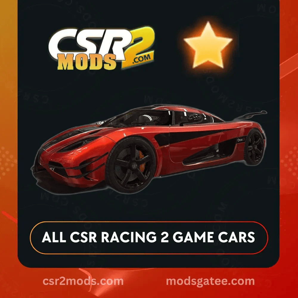 CSR2 Koenigsegg One1 Gold Stars Car | CSR2 MODS