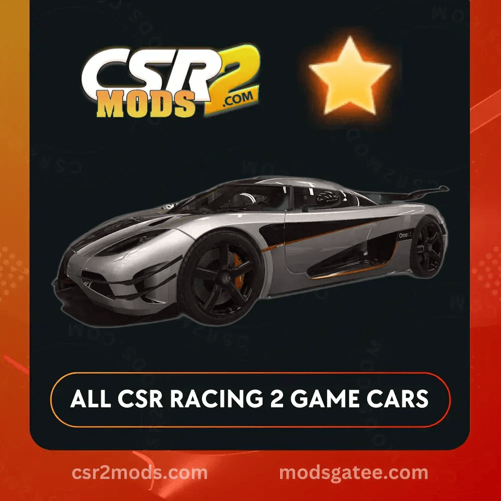 CSR2 Koenigsegg One1 Gold Stars Car | CSR2 MODS