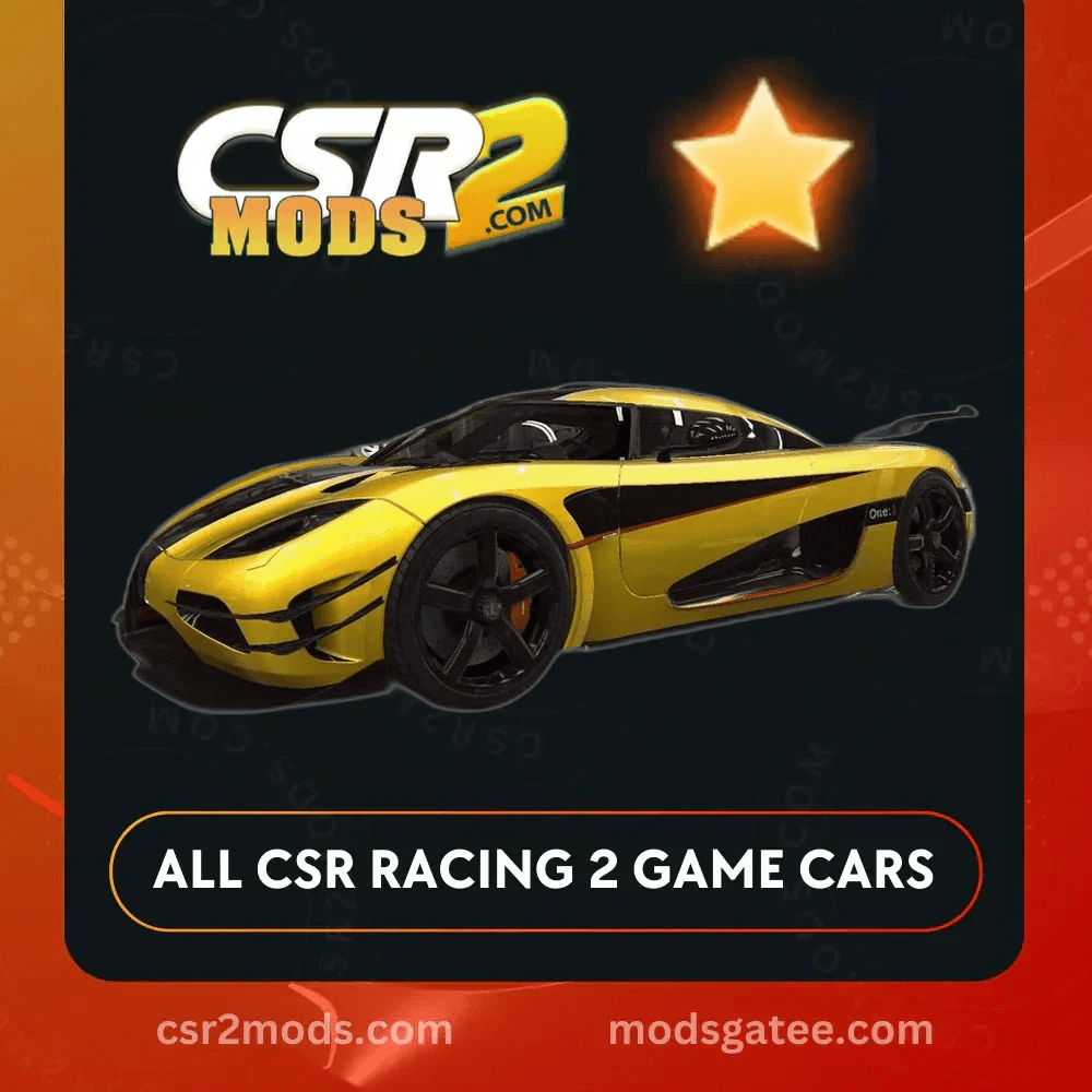 CSR2 Koenigsegg One1 Gold Stars Car | CSR2 MODS