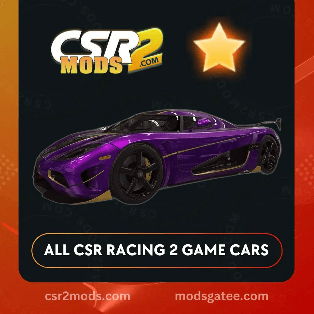 CSR2 Koenigsegg Agera Rs Gold Stars Car | CSR2 MODS