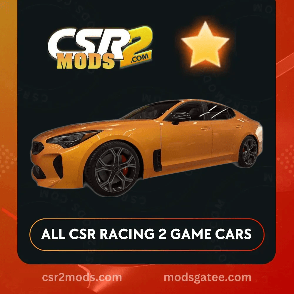 CSR2 Kia STInger Gt Gold Stars Car | CSR2 MODS