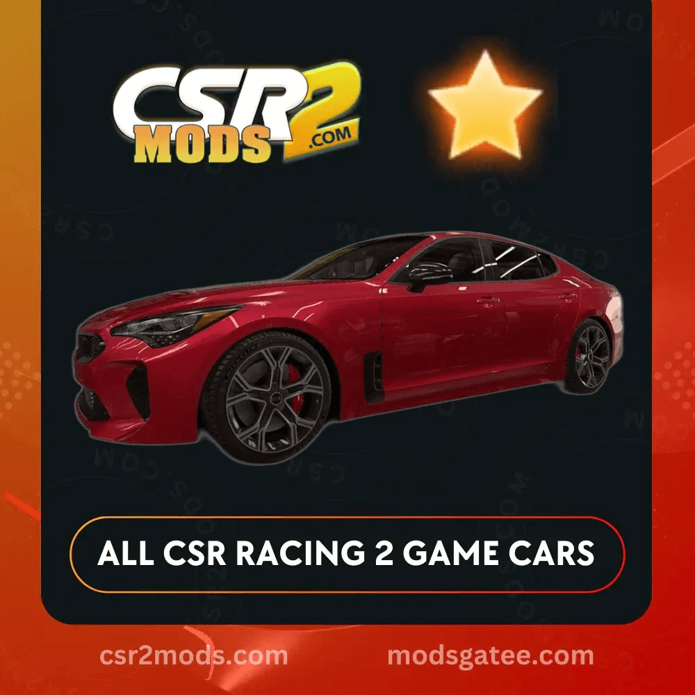 CSR2 Kia STInger Gt Gold Stars Car | CSR2 MODS