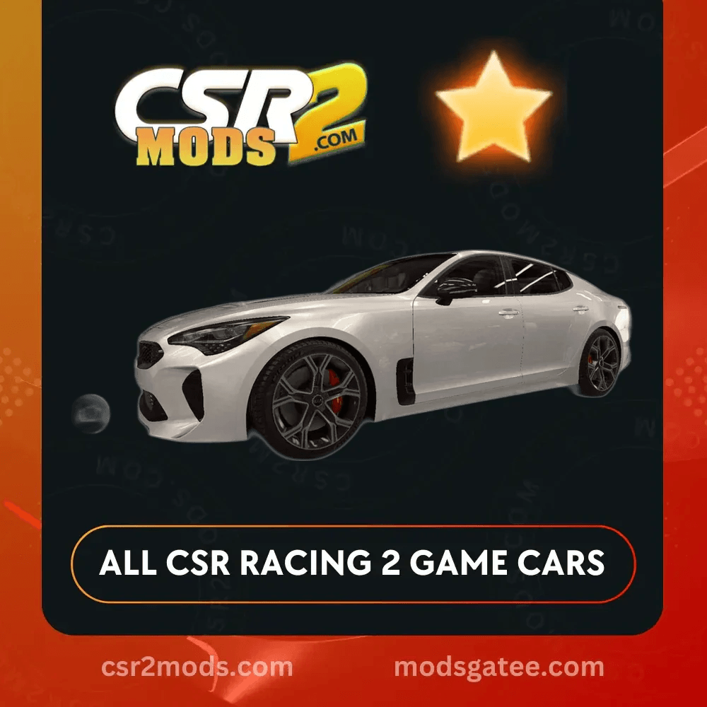 CSR2 Kia STInger Gt Gold Stars Car | CSR2 MODS