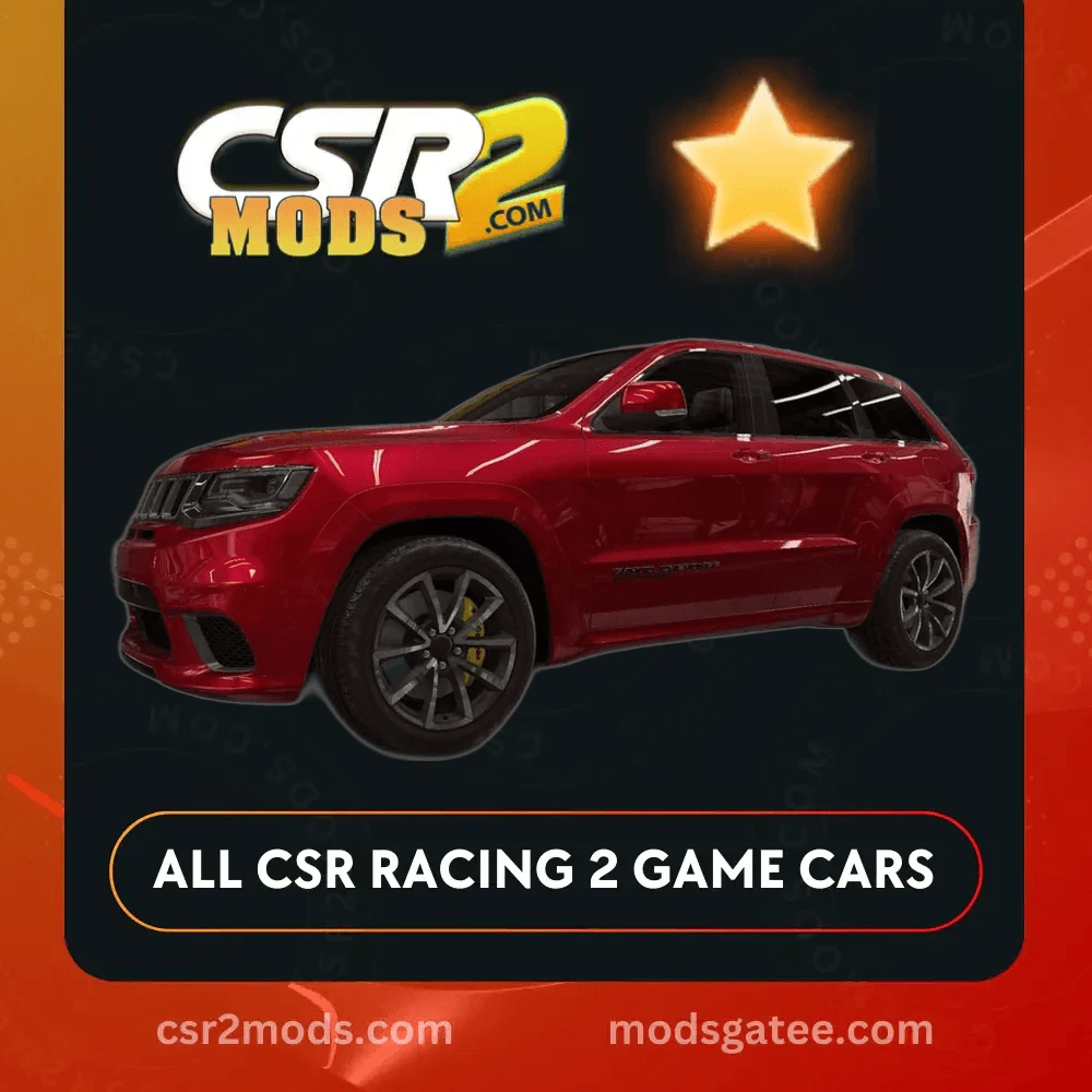 CSR2 Jeep Grand Cherokee Trackhawk Gold Stars Car | CSR2 MODS