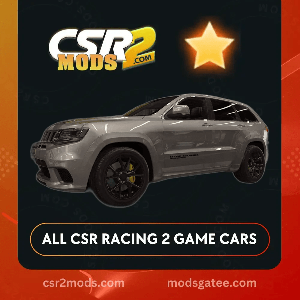 CSR2 Jeep Grand Cherokee Trackhawk Gold Stars Car | CSR2 MODS