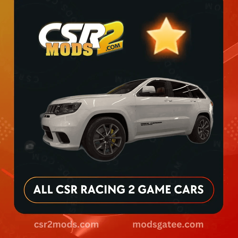 CSR2 Jeep Grand Cherokee Trackhawk Gold Stars Car | CSR2 MODS