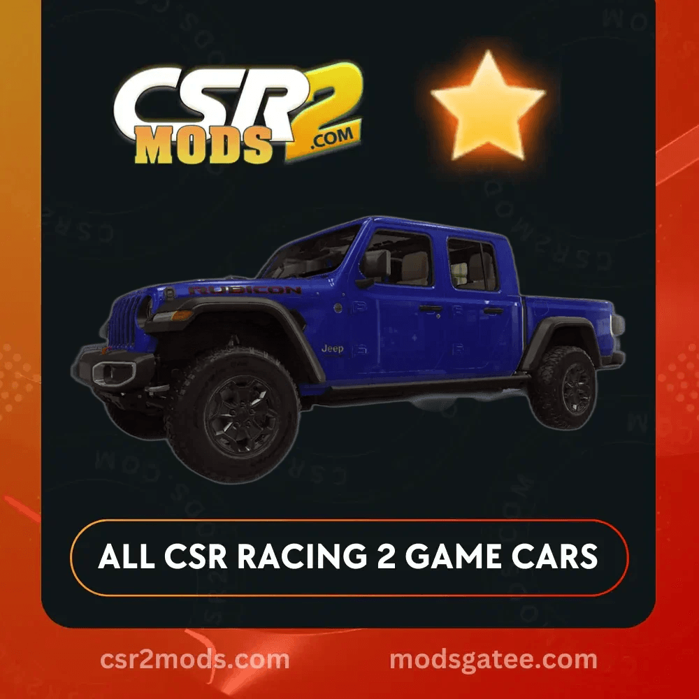 CSR2 Jeep Gladiator Rubicon Gold Stars CSR2 Car