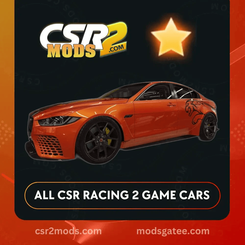 CSR2 Jaguar Xe Sv Project 8 Gold Stars Car | CSR2 MODS
