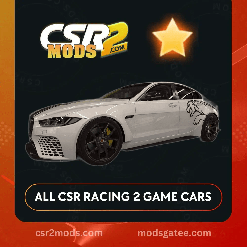 CSR2 Jaguar Xe Sv Project 8 Gold Stars Car | CSR2 MODS