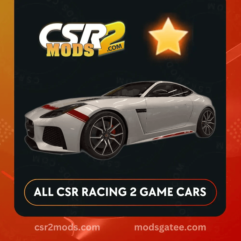 CSR2 Jaguar F Type Svr Coupe Gold Stars Car | CSR2 MODS