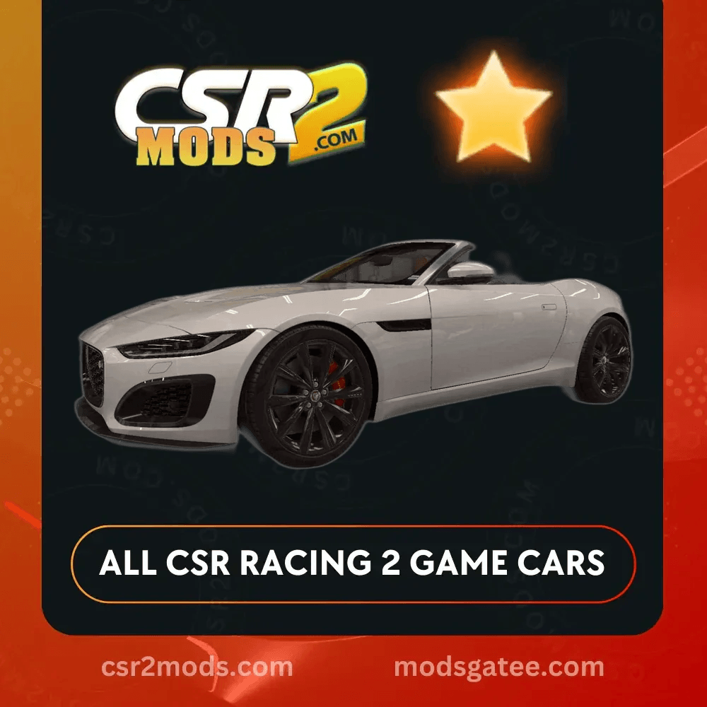 CSR2 Jaguar F Type R Convertible Gold Stars Car | CSR2 MODS