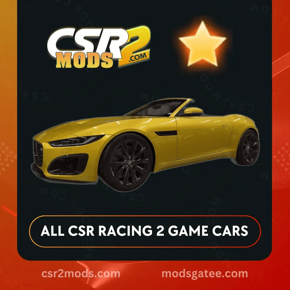 CSR2 Jaguar F Type R Convertible Gold Stars Car | CSR2 MODS