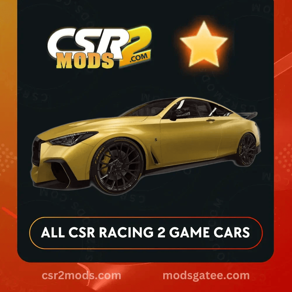 CSR2 Infiniti Project Black S Gold Stars Car | CSR2 MODS