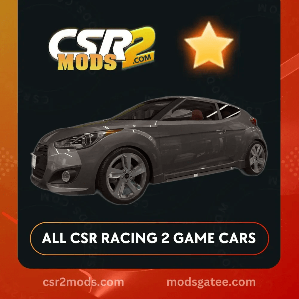 CSR2 Hyundai Veloster Turbo R Spec Gold Stars Car | CSR2 MODS