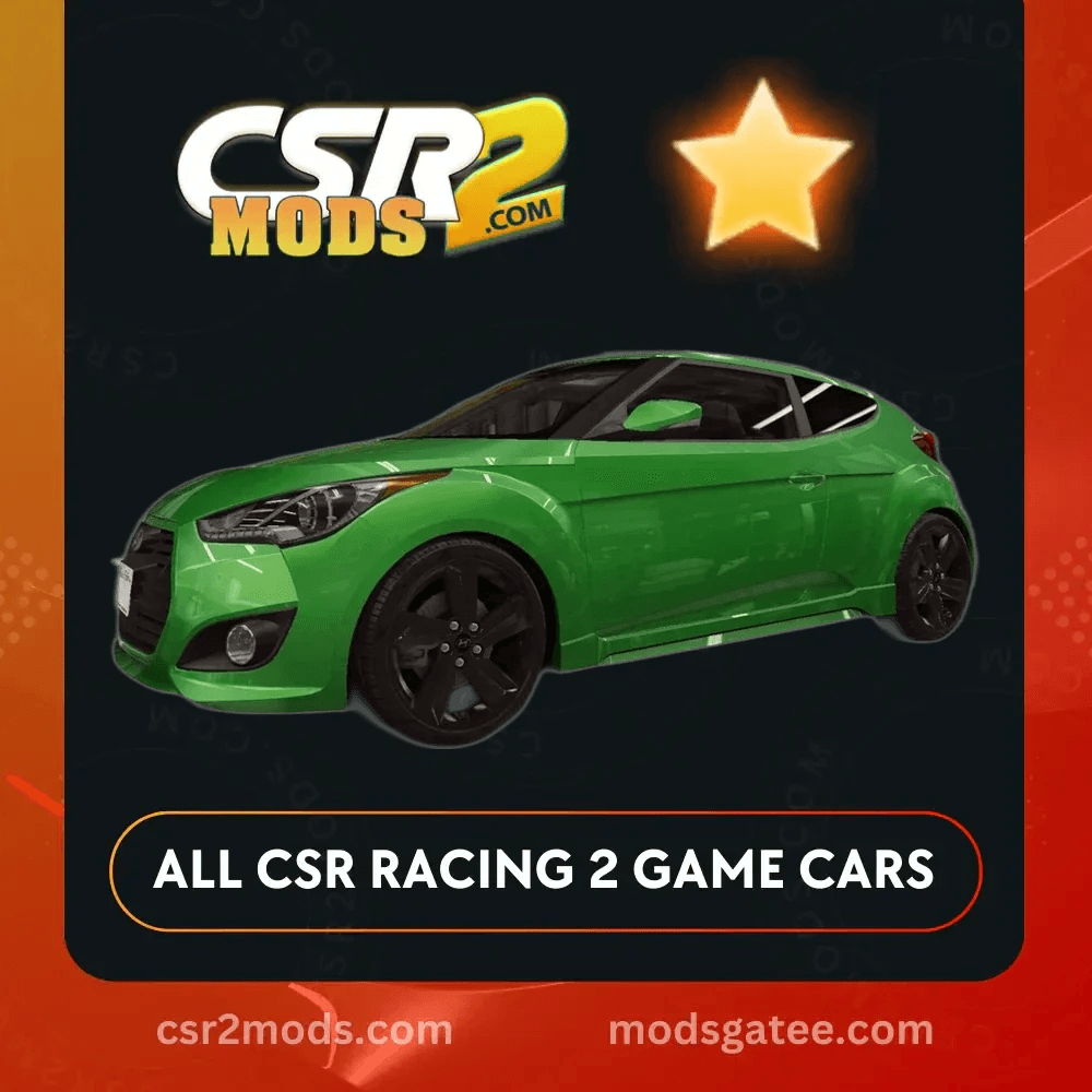 CSR2 Hyundai Veloster Turbo R Spec Gold Stars Car | CSR2 MODS