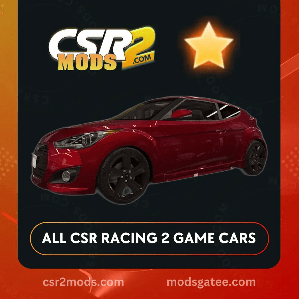 CSR2 Hyundai Veloster Turbo R Spec Gold Stars Car | CSR2 MODS