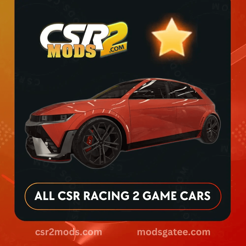 CSR2 Hyundai Ioniq 5 N Gold Stars Car | CSR2 MODS