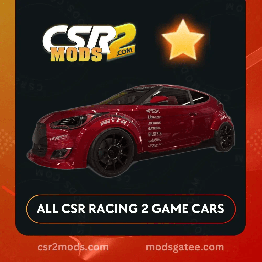 CSR2 Hyundai Ark Performance Veloster Gold Stars Car | CSR2 MODS