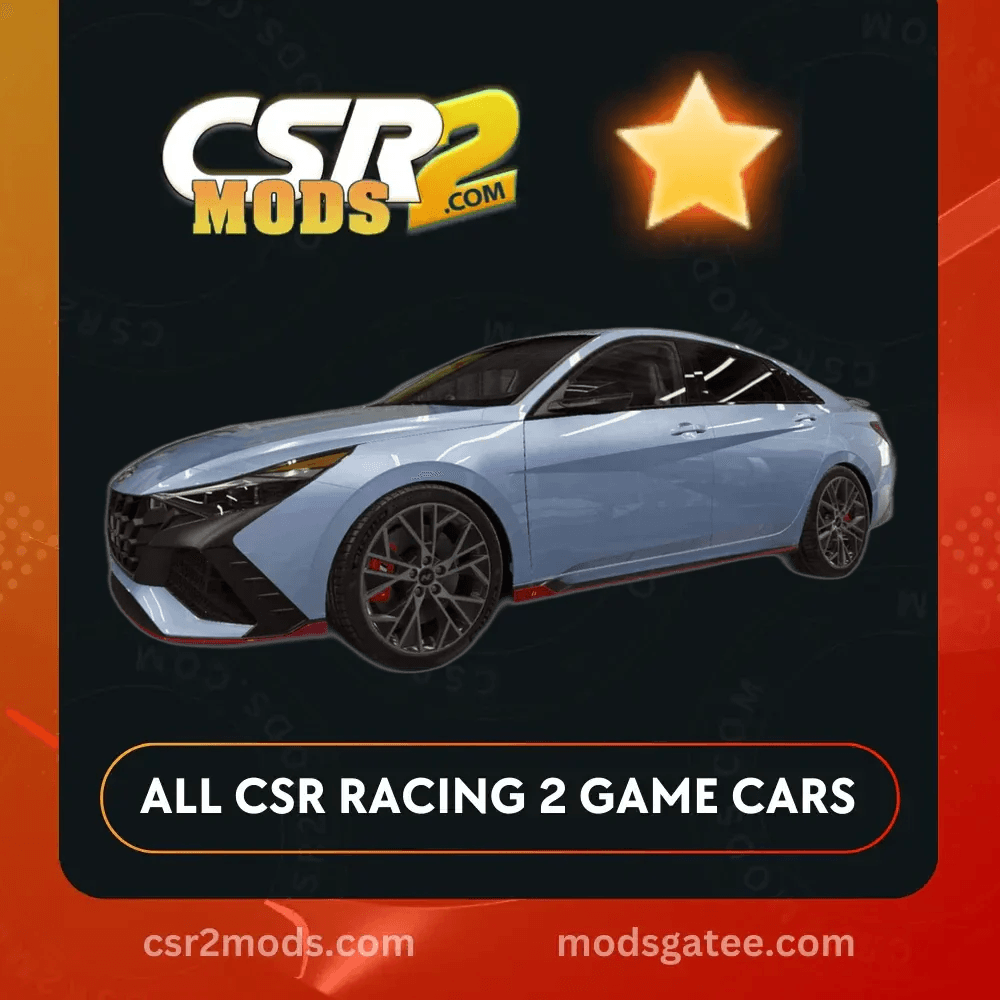 CSR2 Hyundai Elantra N Gold Stars Car | CSR2 MODS