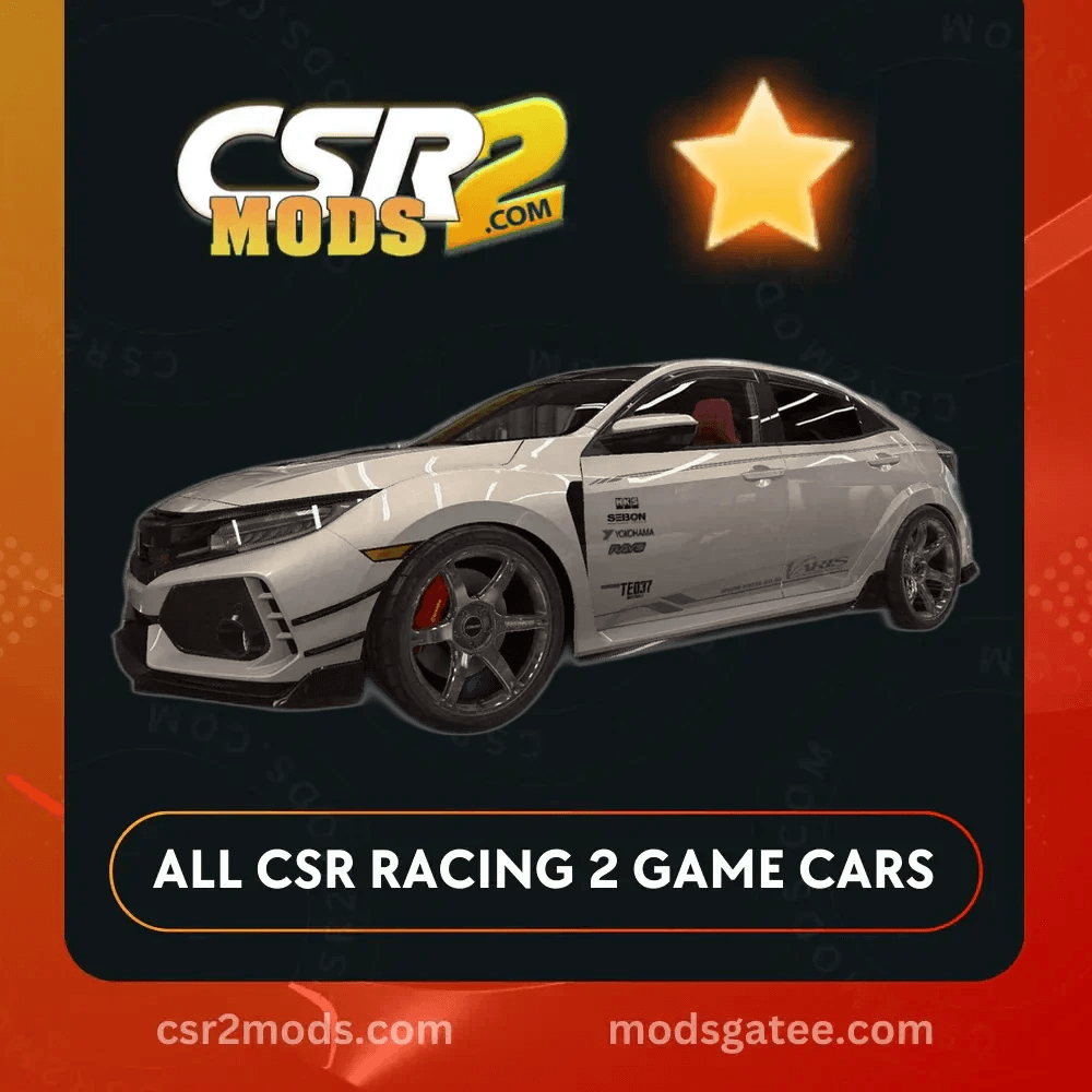 CSR2 Honda Varis Civic Type R Gold Stars Car | CSR2 MODS
