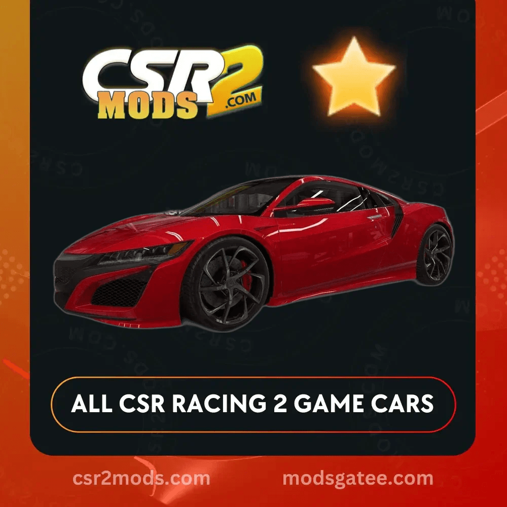 CSR2 Honda Nsx Gold Stars Car | CSR2 MODS