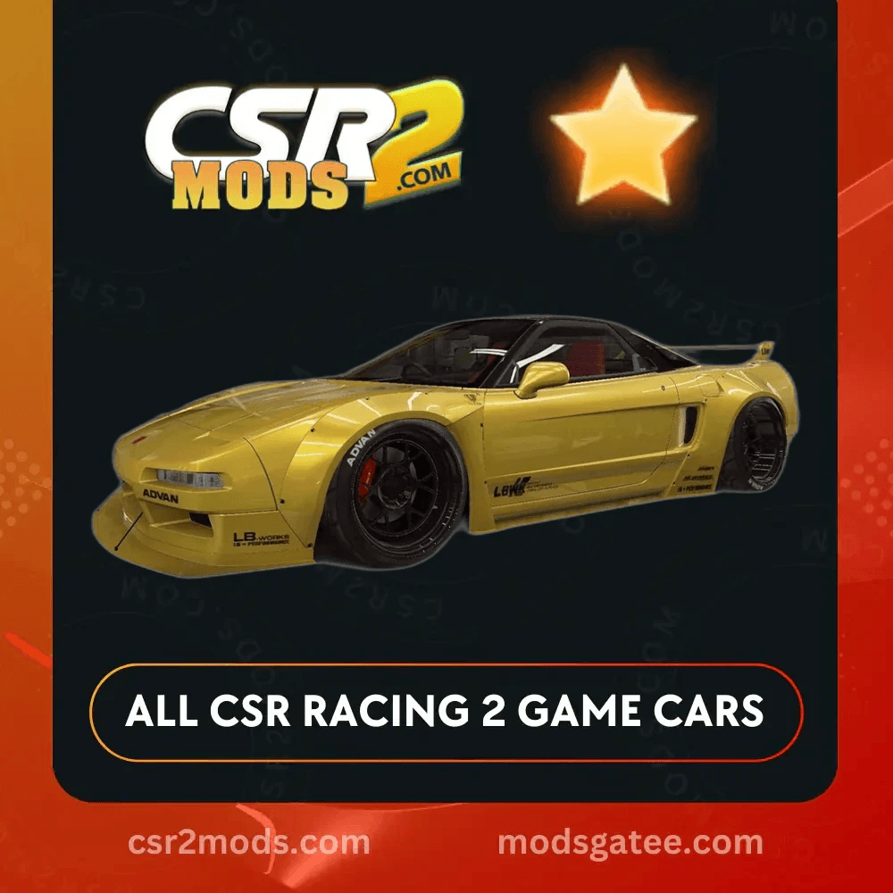 CSR2 Honda LB NSX R Gold Stars Car | CSR2 MODS