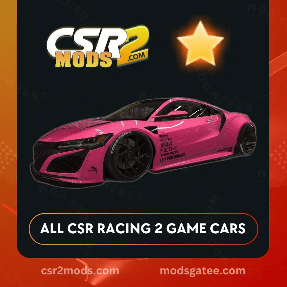 CSR2 Honda LB NSX Gold Stars Car | CSR2 MODS