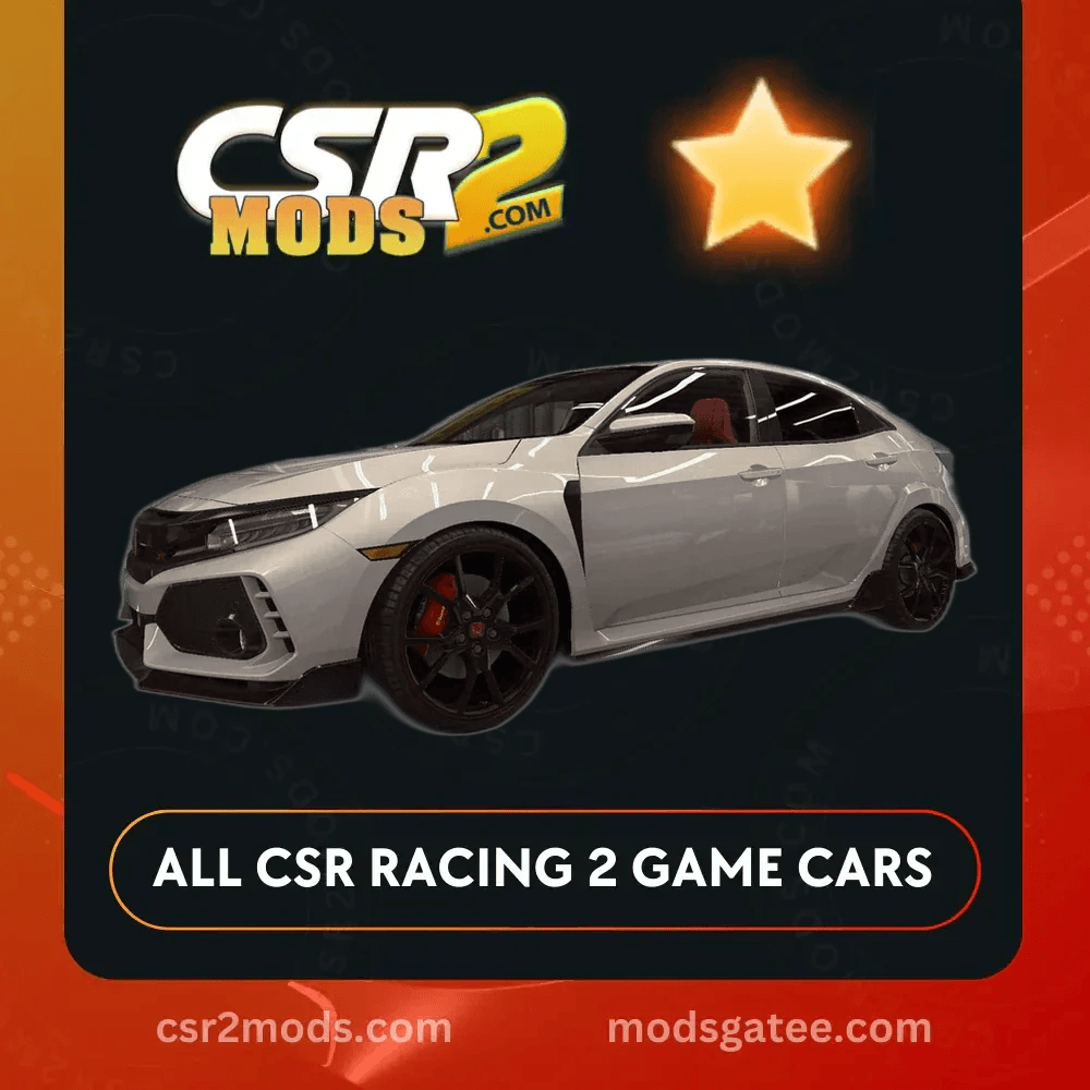 CSR2 Honda Civic Type R Gold Stars Car | CSR2 MODS